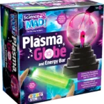 Science Mad 2 in 1 Plasma Globe - Kids Fun Tesla Light Energy Bar Toy, 8+