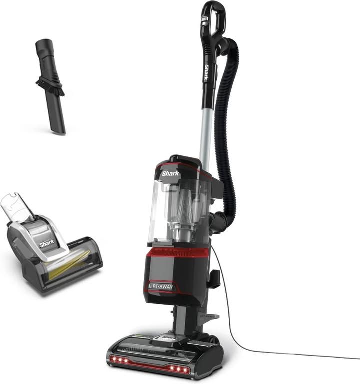 Shark Corded Upright Vacuum Cleaner 1 1l Pet Model Red Black Nv602ukt