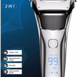 Shavers for Men,Foil Shaver with Floating Blade,100% Waterproof Electric Razor for Men,Precision Beard Trimmer, Rechargeable Electric Shaver 100-Min Cordless,Smart LED,Travel Lock