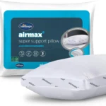 Silentnight Airmax Super Support Pillow - Orthopedic Breathable Cooling Foam Pillow for Neck and Shoulder Pain Relief Hypoallergenic Bed Pillow - Pack of 1, White