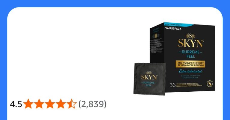 Skyn Supreme Feel Extra Lubricated Condoms Pack Of 36
