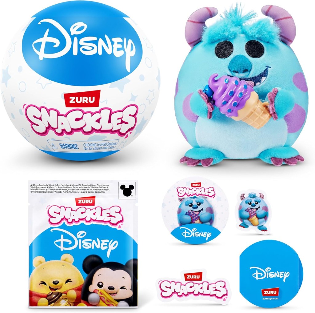 Snackles Licensed Character Disney 5 Inch Plush By Zuru