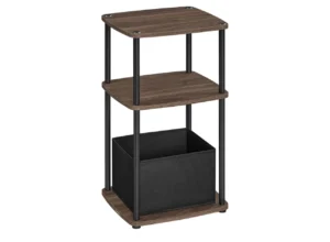 Songmics Home Superfast Toolless Assembly Side Table 3 Tier Nightstand With Stor