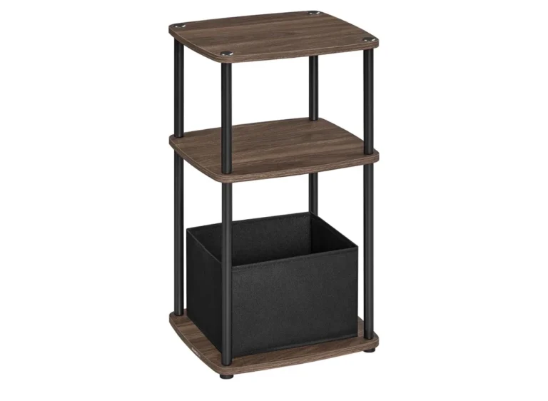 Songmics Home Superfast Toolless Assembly Side Table 3 Tier Nightstand With Stor