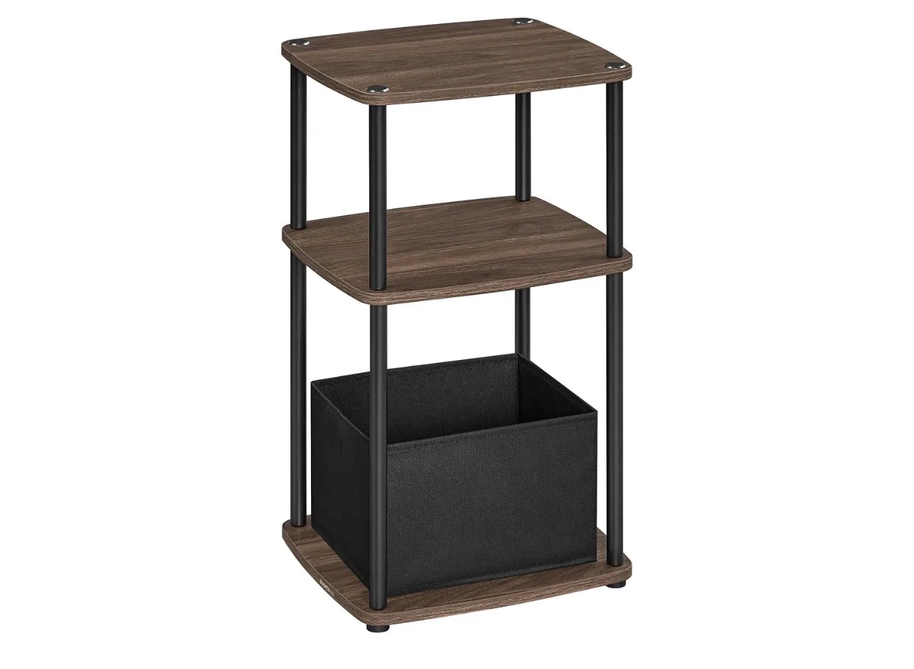 Songmics Home Superfast Toolless Assembly Side Table 3 Tier Nightstand With Stor
