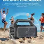 soundcore Boom 2 SE Outdoor Speaker, 30W, BassUp Technology, 18H Playtime, IPX7 Waterproof, Floatable, USB-C, Custom EQ, Bluetooth 5.3, Portable For Outdoors, Camping, Beach, and Backyard