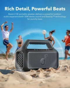 Soundcore Boom 2 Se Outdoor Speaker 30w Bassup Technology 18h Playtime Ipx7 Wate