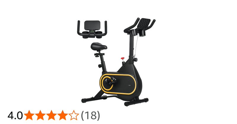 Sportnow Exercise Bike Magnetic Indoor Cycling Bike 264lbs Weight Capacity