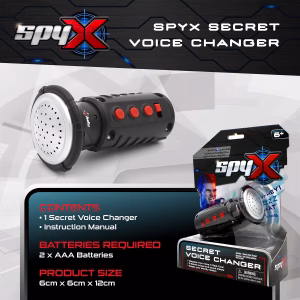 Spyx Secret Voice Changer Kids Electronic Fun Spy Audio Megaphone Toy
