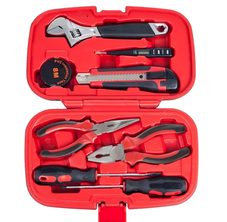 Stalwart 75 Ht1009 Household Hand Tools Tool Set 9 Piece By Set Includes Adjusta