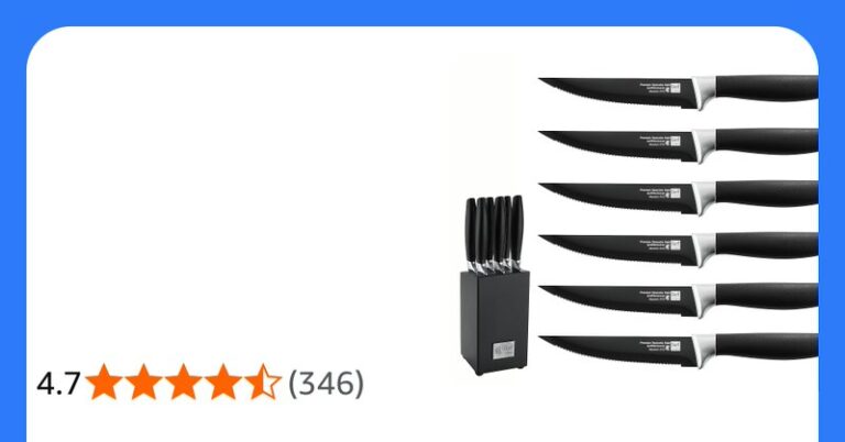 Steal 6 Steak Knife Set