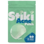 Stiki Acne Patches (40 Pack) – 24 x 12mm & 16 x 10mm Hydrocolloid Pimple Patches for Spots & Blemishes, Invisible Acne Spot for Day & Night Use