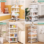 Storage Boxes with Lid,Plastic Storage Bins with 1 Lid,23L*4 Tier