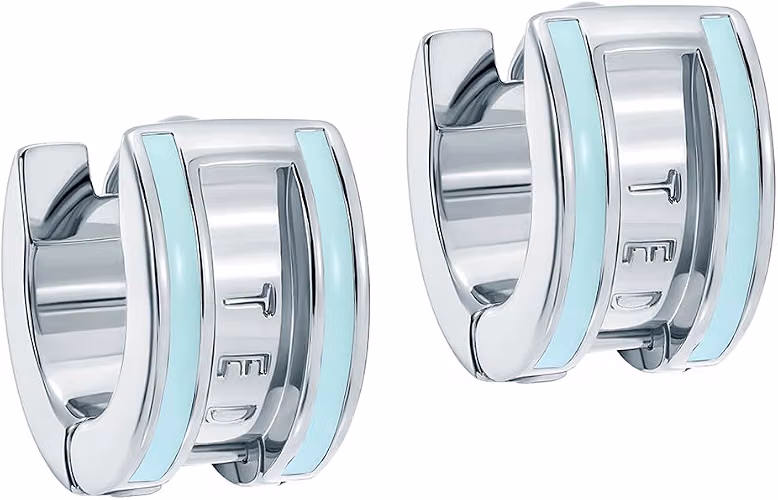 Ted Baker Rolo Classic Colour Enamel Roll Huggie Earrings For Women