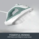 Tefal Virtuo 30 2000W Steam Iron, Ceramic Soleplate, Precision Tip