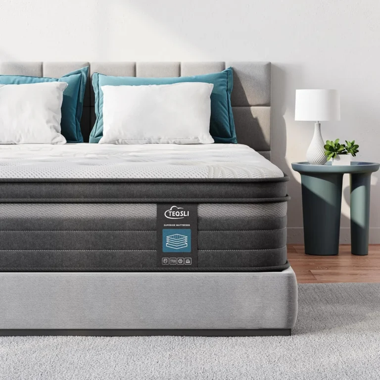 Teqsli King Mattress 5ft 10 Inch Pocket Sprung Mattress In A Box