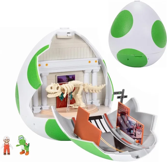 The Super Mario Galaxy Movie Yoshi Egg Playset With 4cm Mini Figures