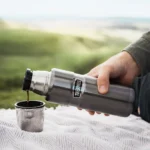 Thermos Stainless King Matt Black Drinks Flask (470ml) 18h Hot | 24h Cold