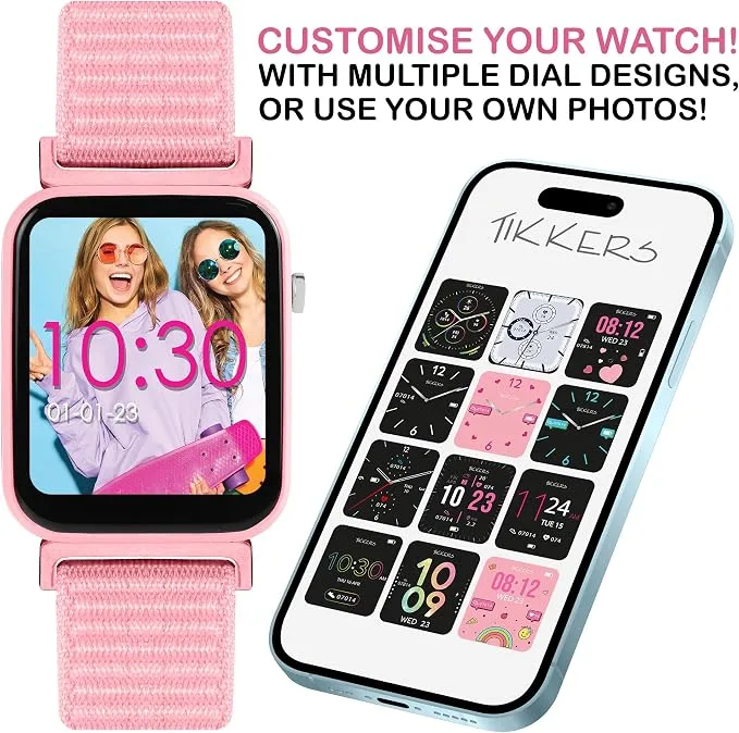 Tikkers Kids Series 13 Smart Watch With Fitness Tracker Alarm Clock Camera Gps C