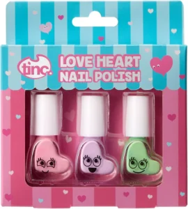 Tinc Nail Polishes Set Of 3 Pink Purple And Green Pastel Shades Super Nail Polis