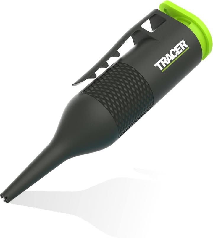 Tracer Trueshot Deep Hole Chalk Marker 100mm Reach Hi Vis Green