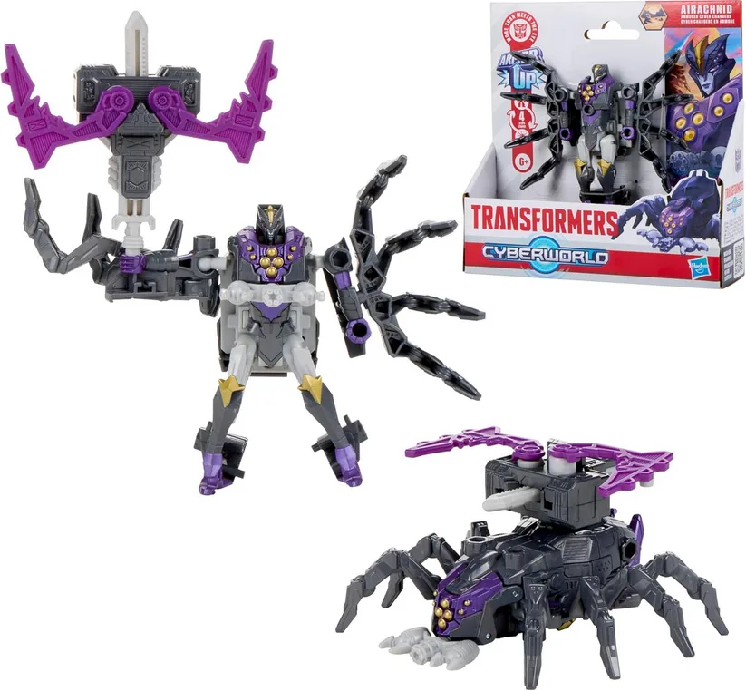 Transformers Cyberworld Airachnid Armored Cyber Changers