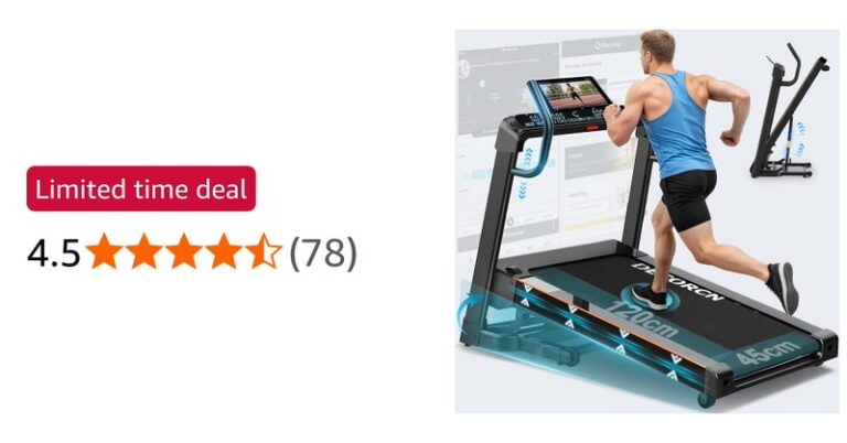 Treadmills For Home Foldable 4 5hp