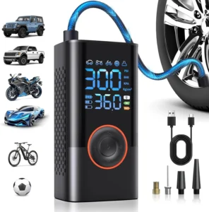 Tyre Inflator Air Compressor Portable Cordless Tyre Pump With Digital Pressure G