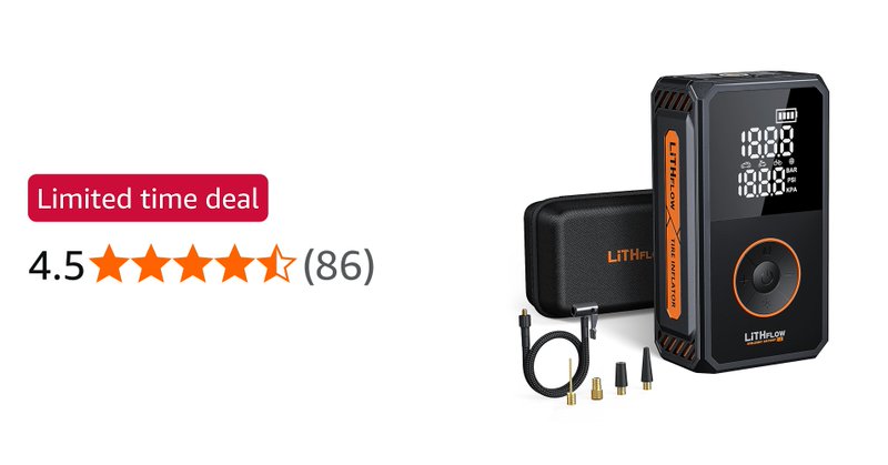 Tyre Inflator Portable Air Compressor