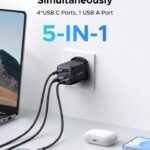 UGREEN 45W USB C Charger 5 Port GaN Fast Wall Plug Compact Power Adapter