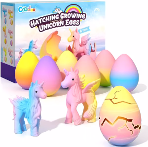 Unicorn Hatching Rainbow Eggs For Kids 6 Pack Unicorn Toys Craft Kits Gift
