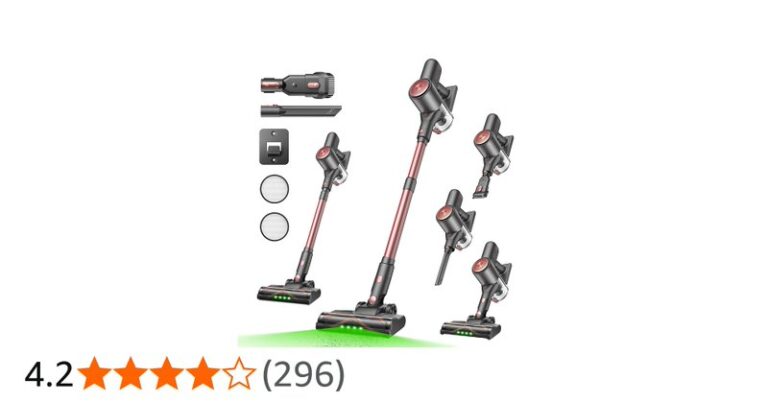 Vexilar V10pro Cordless Vacuum Cleaner 550w 45kpa Stick Vacuum With Touch Displa
