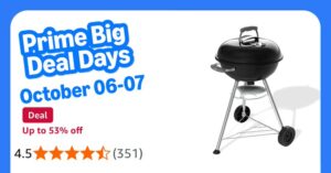 Weber Compact Kettle Charcoal Barbecue 47 Cm With Stand And Wheels