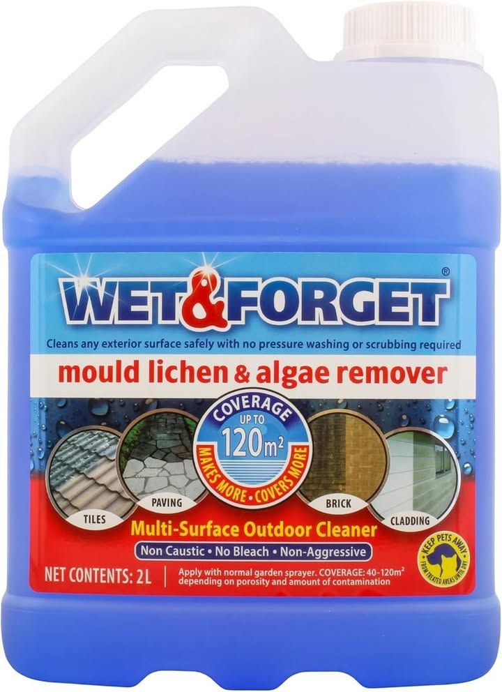 Wet And Forget Mould Lichen And Algae Remover Outdoor Patio Cleaner Black Spot R