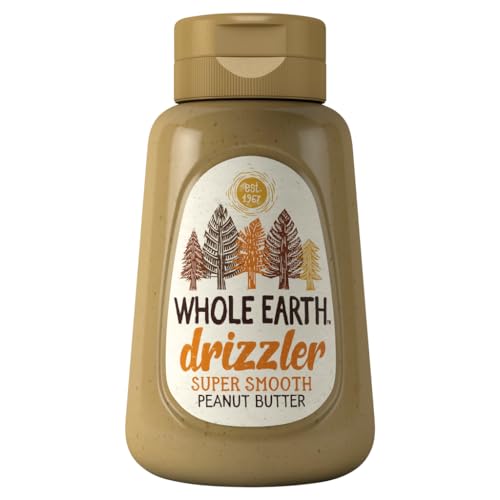 Whole Earth Drizzler Original Roasted Peanut Butter Super Smooth Squeezy Runny N