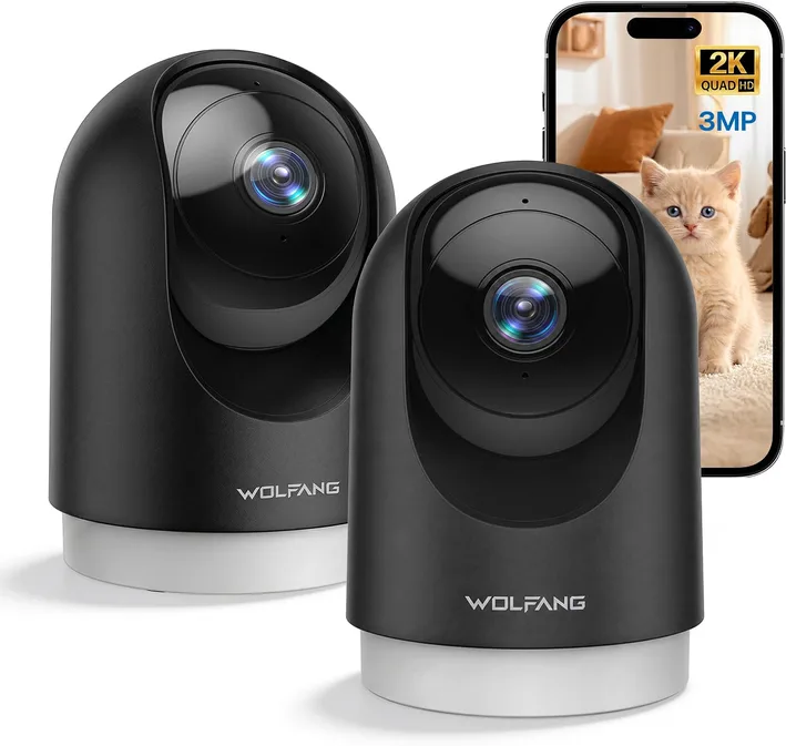 Wolfang 2k Indoor Camera Pet Camera With Motion Detection Wi Fi Cctv Home Securi