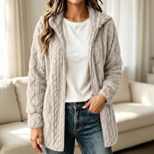 Womens Fleece Jackets Full Zip Casual Hoodies