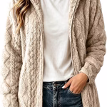 Womens Fleece Jackets Teddy Fleece Hoodies Thermal Autumn