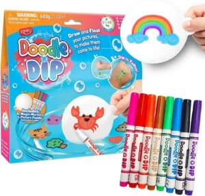 Zimpli Doodle N Dip 8 X Magic Markers Picture Paddle Draw And Float Your Picture