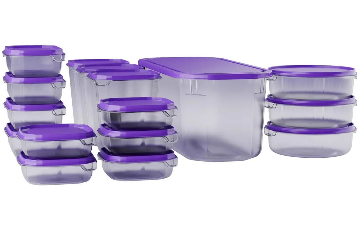 17 Piece Food Storage Containers With Lids 160ml 5000ml Large Food Storage Set W