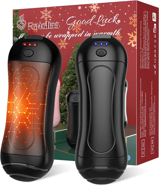 2 In 1 Hand Warmer Rechargeable Portable 6000mah 3 Heat Mode