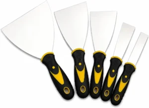 5 Piece Putty Knife Set 1 5 Inch Scraper And Spackle Knives Durable Paint Scrape