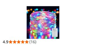 60led Fairy Lights Battery Operated 6m 19ft Fairy Lights Multicolor