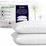 Adam Home Pillows 2 Pack Hotel Quality with Quilted Cover Hypoallergenic & Dust Mite Resistant Filling – Ideal for Stomach, Back and Side Sleepers Down Alternative Hotel Pillows