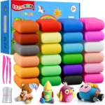 Air Dry Clay Kit, iFergoo 24 Colors Modeling Clay for Kids