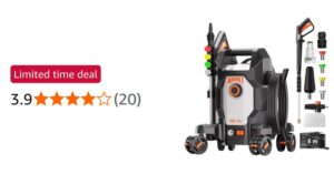 Aivolt 2000w Pressure Washers 180 Bar 420 L H Jet Washer With 4 Wheels