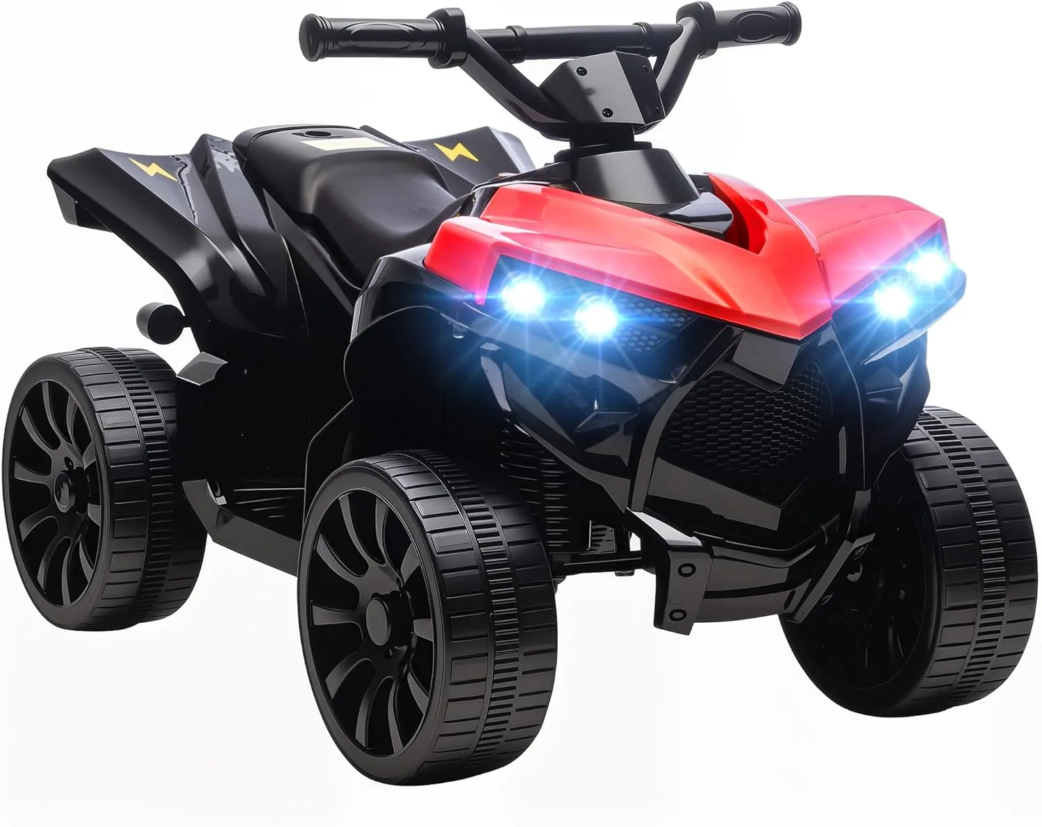 Aiyaplay 6v Electric Ride On Car Kids Atv 4 Wheeler Ages 18 56 Months Red