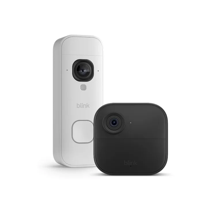 All New Blink Outdoor 4 Camera With Free Blink Video Doorbell 2k White Sync Modu