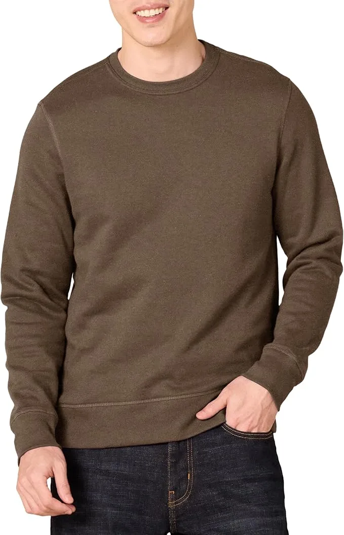 Amazon Essentials Men S Fleece Crew Neck Sweatshirt Available In Big And Tall