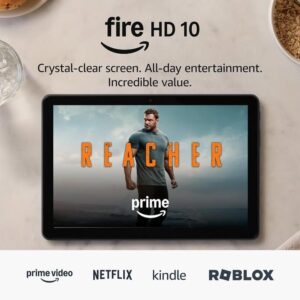 Amazon Fire Hd 10 Tablet Newest Gen Built For Relaxation 10 1 Vibrant Full Hd Sc